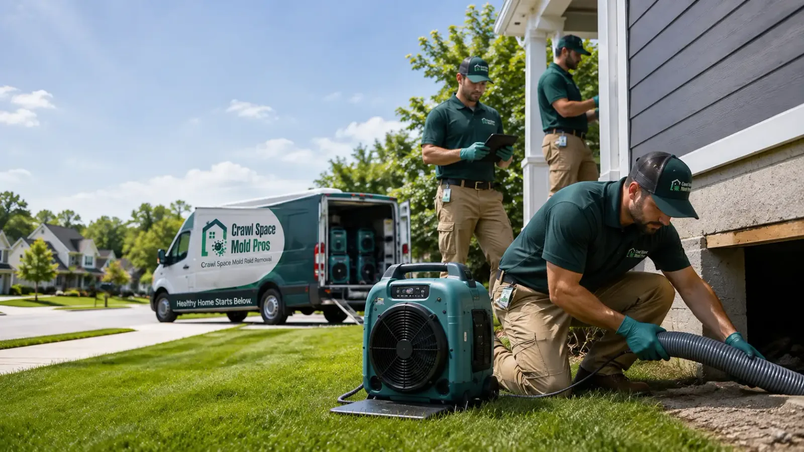 Crawl Space Mold Removal in Clarks Summit, PA
